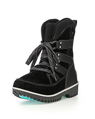 Sorel Kids Unisex Meadow Lace (Little Kid/Big Kid) Black/Dark Grey Boot2