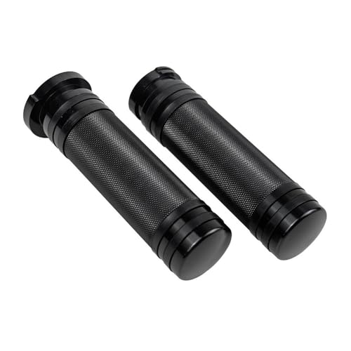 Poignées de guidon moto custom 25mm paire de revêtements cnc pour softail et road glide