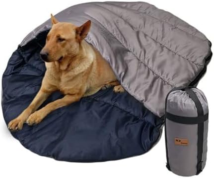 Outdoor Travel Dog Bed, Extra Durable Camping Dog Sleeping Bag, L...