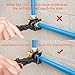 GIANNEER Push to Connect Removal Tool Disconnect Tongs for 1/2”, 3/4”, 1” Push Fitting Pex Removal Tool Improved Version