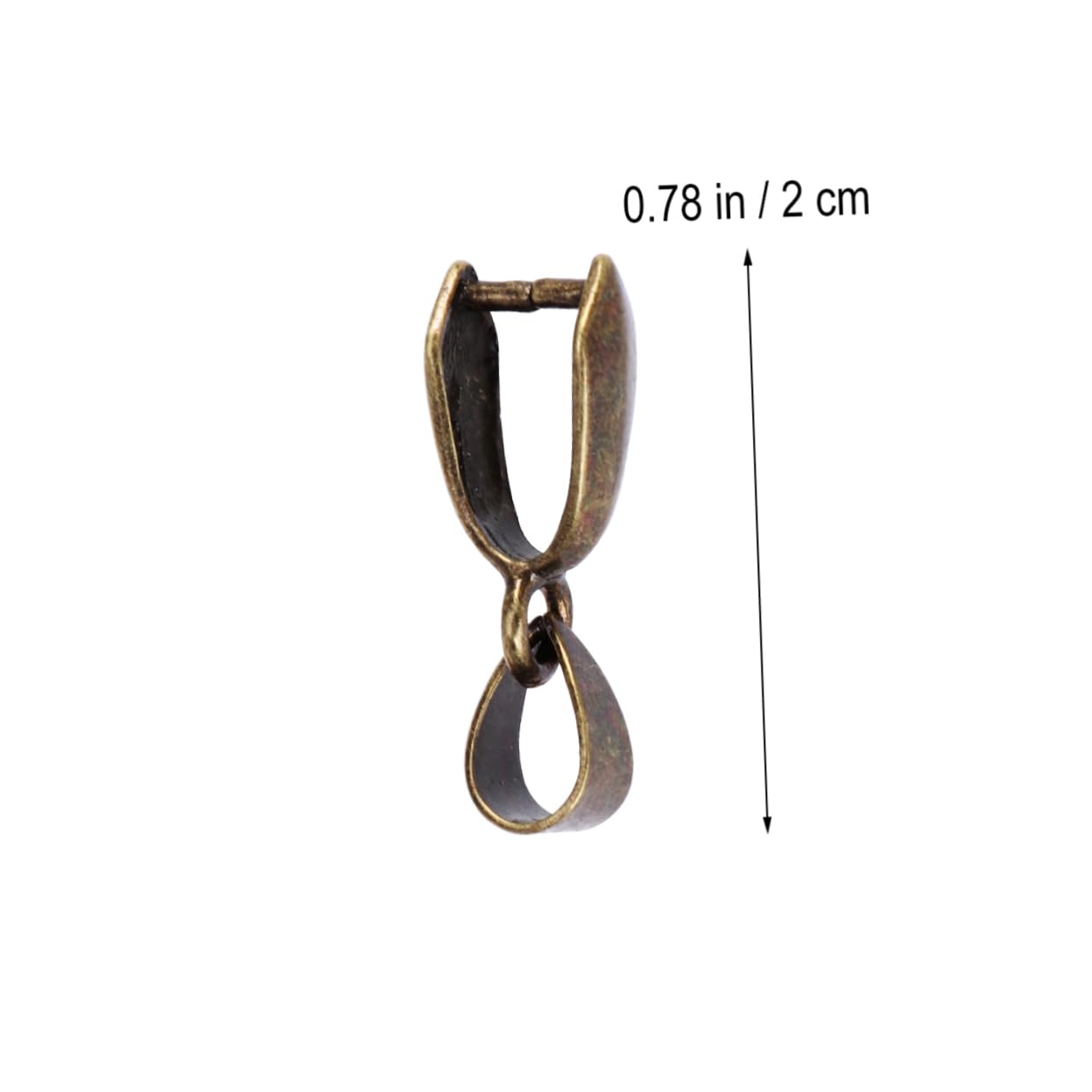 STOBOK 200stücke Bronzerne Pinch Clip Bails Für Schmuck Schmuckverbinder Für Kreative Schmuckherstellung Langlebig Und Einfach Zu Verwenden