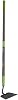 AMES 2825400 6.25-Inch Forged Steel Garden Hoe with Fiberglass Handle, 90