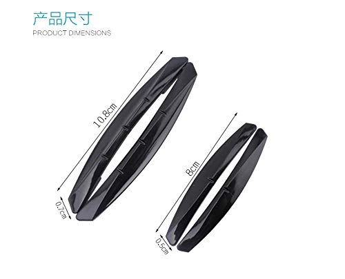 Autotür Kantenschutz Aus Silikon - 4-teilig Schwarz Für Effektiven Türschutz