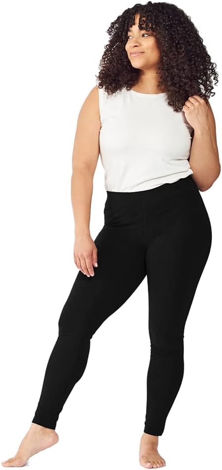 - Organics Cotton Base Layer Leggings - Ankle Length - Soft & Stretchy