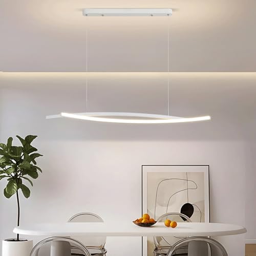 Lámpara LED moderna para comedor rectangular y cocinas de concepto abierto 8