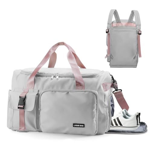 Sac de bagage à main grand format pour voyage et fitness avec espace de rangement chaussures