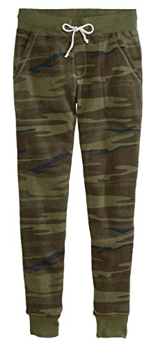 Joe's USA(tm Ladies Ecco-Fleece Jogger Pants-Camo-S