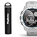 Garmin Instinct Solar Surf (Cloudbreak) Power Bundle | +PlayBetter 2200mAh Portable Charger & HD Screen Protectors | Rugged, Heart Rate | Solar Charging | Ultimate Outdoor GPS Watch