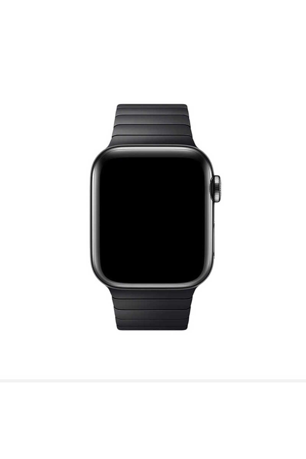 Zore Apple İle Uyumlu Watch 38mm/40mm KRD-35 Metal Kordon Siyah