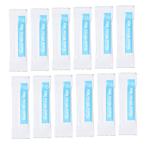 FOMIYES 40paquetes Paquetes De Sal Para Lavado Nasal Sobres De Para Enjuague Nasal Sin Fácil De Usar Para Exterior y Hogar