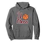 UMass Minutemen | Vintage Basketball | NCAA | UMASVIN1006 Pullover Hoodie