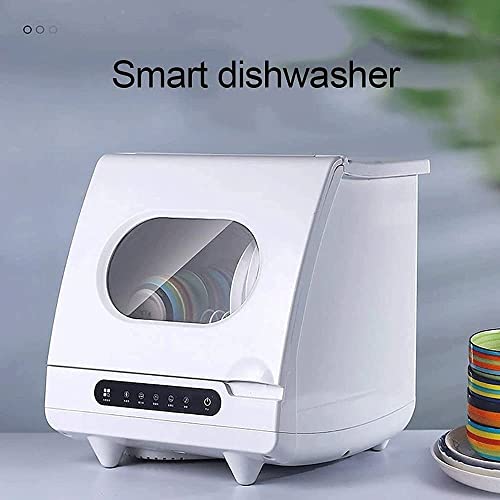 Aanrecht vaatwasser, draagbare vaatwasser ingebouwde watertank, geen aansluiting nodig, 6 programma's, 360 ° dubbele… - Afbeelding 4
