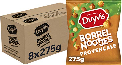 Duyvis Borrelnootjes Provencale, Doos 8 x 275 g
