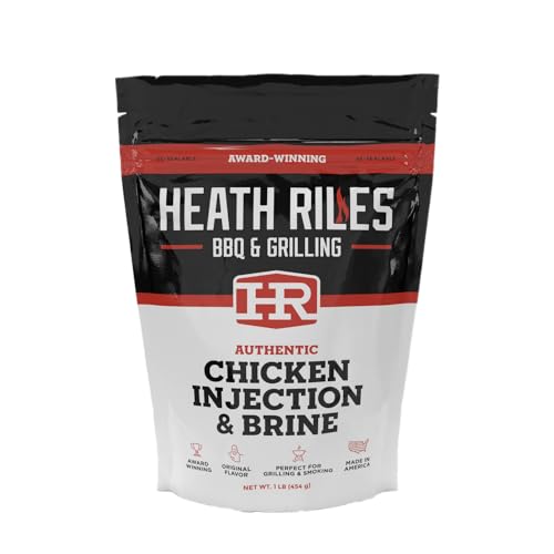 Chicken Injection & Brine, Heath Riles Meat Injector, Award Winning Chicken Injector & Brines, Made in the USA
