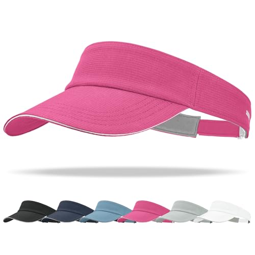 Image of Sukeen Women's Adjustable Fit Runners Lightweight Comfort Performance Visor, Sports Sun Visor One Size Fits Most
