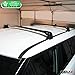 OMAC Roof Rack Cross Bar Set Fits Kia Soul 2020-2021 | Lockable Rooftop Cargo Rack - Luggage, Ski, Kayak, Hard-Shell Carrier | Black Car Accessories 165 LBS Load Capacity 2 Pcs.