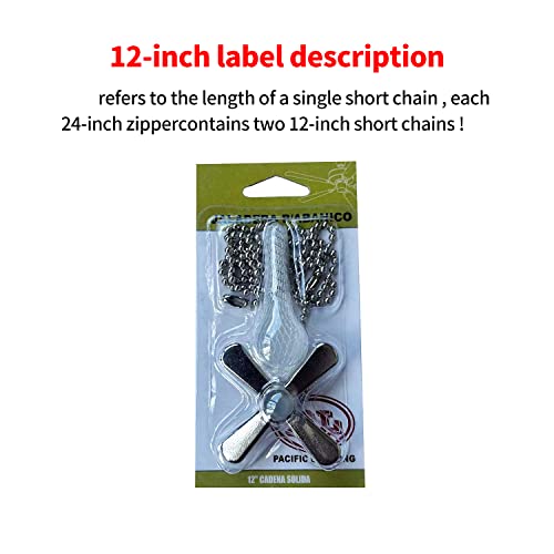 Image of Ceiling Fan Pull Chain, 2pcs 3mm Diameter Beaded Ball Fan Pull Chain , 13.6 Inches Fan Pulls Set with Connector(Nickel )