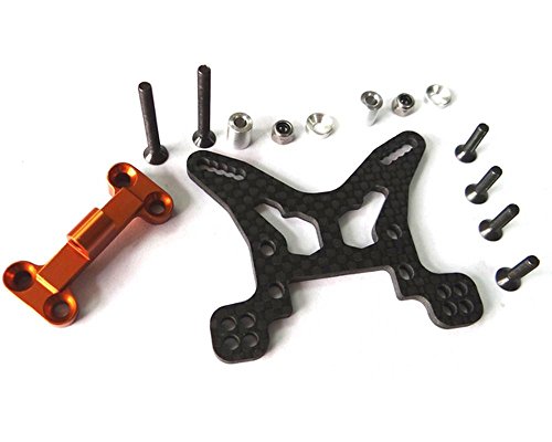 Hot Racing AEX28G03 Carbon Fiber Front Shock Tower - Axial Exo