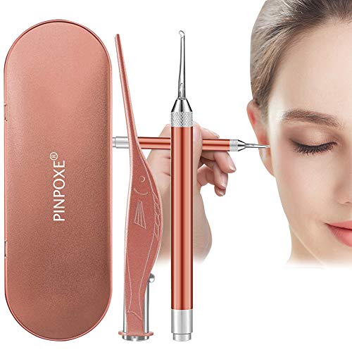 Ear Wax Removal Kit, Ear Cleaner, Portable Ear Wax, Ear Cleaner Easy Earwax Remover Soft Prevent Ear-Pick Clean Tools Set, Safe and Comfortable for Adults Kids