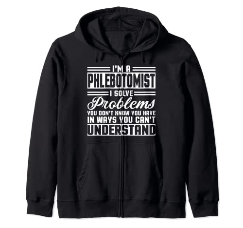 Phlebotomist Apparel – lustiges Design mit tollem Phlebotomisten Kapuzenjacke