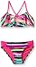 Breaking Waves Little Girls' Island Stripe Bikini Swimsuit