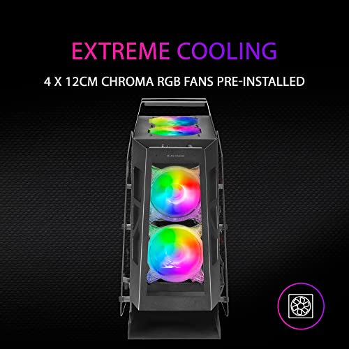 Boîtier PC compact Mars Gaming MC61 Micro-ATX double vitrage noir - 3