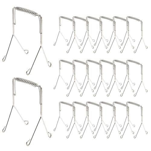RYAN 20 Stück Rouladenklammern Edelstahl Rostfrei Kann Wiederverwendet Werden Rostfreies Material KüChenhilfe Rouladenklammern Sind Der Perfekte Ersatz füR Rouladennadeln und Rouladenringe