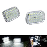 RZGMTSPT 2x LED Interior Cabin Courtesy Cargo Load Space Area Dome Light White For 2014-2025 Transit 150/250/350/350 HD Van Transit Connect