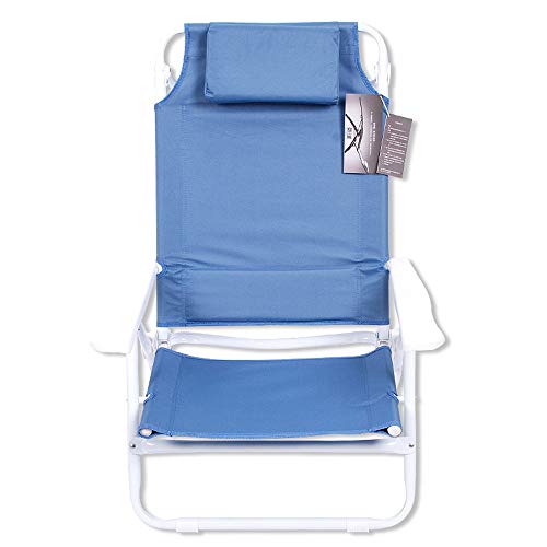 Chaise pliante d'extérieur durable et inclinable pour le camping - 5