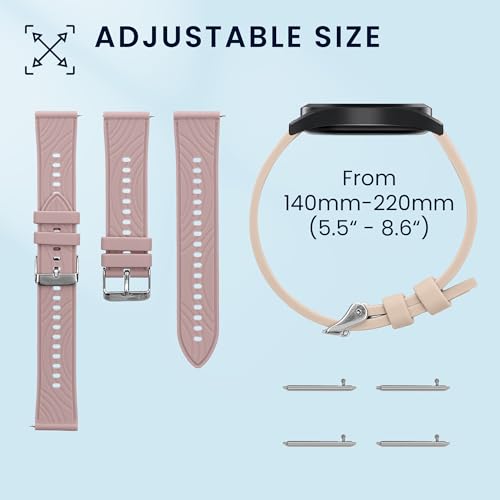 kwmobile 2X Sportarmband kompatibel mit Ruimen H1 / D1 Armband - Fitnesstracker Band Set aus TPU Silikon