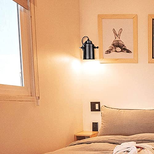 Lámpara de pared metálica ajustable con estilo industrial 5