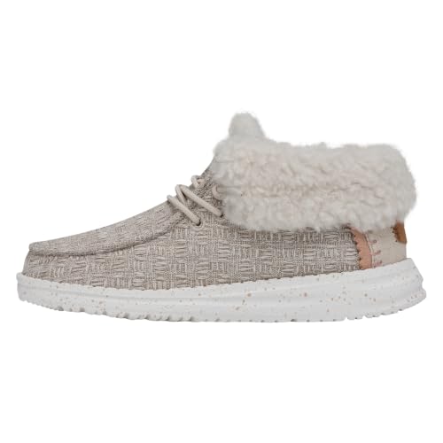 Image of HEYDUDE Wendy Sport Mesh Loafers for Kids Girls - Textile Upper - Two-Eyelet Lace Closure - Slip-on Style