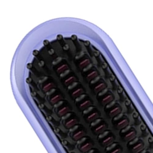 Cepillo alisador portátil | 35W antiescaldadura recargable de 9 niveles: cepillo alisador térmico para el estilo de las mujeres, para vacaciones y viajes diarios