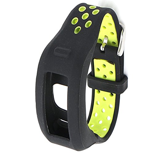 EL-move Band for Garmin Vivosmart HR, Soft Silicone Replacement Smart Watch Fitness Accessory Sport Wristband Bracelet Strap for Garmin Vivosmart HR Bands (BlackYellow)