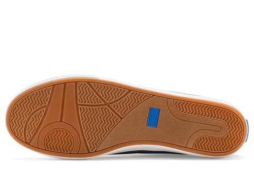 Image of Keds Center III Lace Up Fashion Sneaker, Blue Chambray /Tan, 6.5