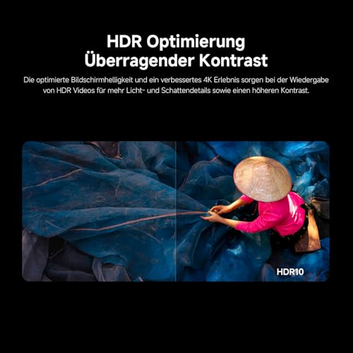 Xiaomi TV F 65, 65 Zoll (165 cm), 4K UHD, Smart TV, Fire OS8, Triple Tuner DVB-C/S/S2/T/T2,HDR10, MEMC, 60Hz mit 120Hz Game Boost Mode,Sprachsteuerung mit Alexa,2GB+32GB, Kompatibel mit Apple AirPlay – Bild 5