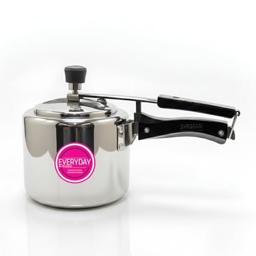 Everyday Stainless Steel Pressure Cooker, 3 Litre, Mirror Finish,...