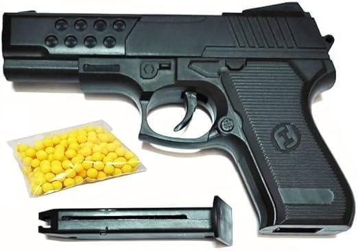 Image of GRAPHENE Pubg Mouser Gun Toy 500 Bullets Air Soft Gun Toy for Kids Boys Long Range Pistol Army Police Guns Military 6mm BB Bullet Not for Kids Below 14 Years Best Gift for Children