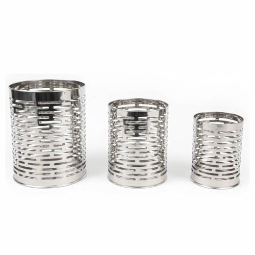 Image of FINALITY cutlery holder for kitchen accessories, Best use for spatula holder (Silver - round cutlery)