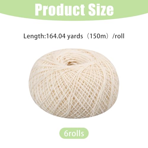 Hilos de Bordado Sashiko de Algodón 6 x 150 m miniatura 2
