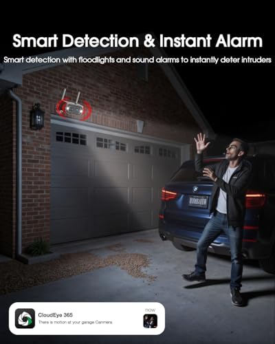 Camcamp Solar Überwachungskamera Aussen Set Outdoor Akku mit 10CH NVR, 64G Lokaler Speicher, Ohne Monatlichen ABO-Kosten, Farb-Nachtsicht, 2 Wege Audio, 5G & 2.4G WLAN