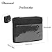 Enamel Pin Display Pages Pin Carrying Case, Pins Collection Storage Organizer Case, Travel Brooch Pin Display Bag (Pins Not Included) (Black With 4 Binder)