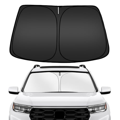 ARISMOTOR Windshield Sun Shade for Honda Pilot 2016-2024, Custom Fit Foldable Front Window Sunshade...