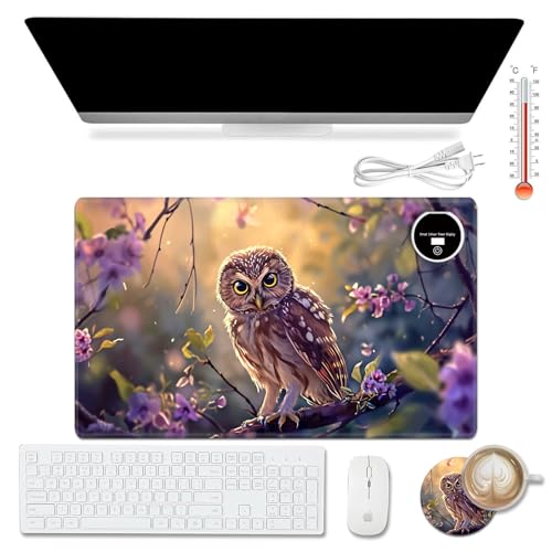 Tapis de souris chauffant contre les mains froides sur ordinateur 80x33