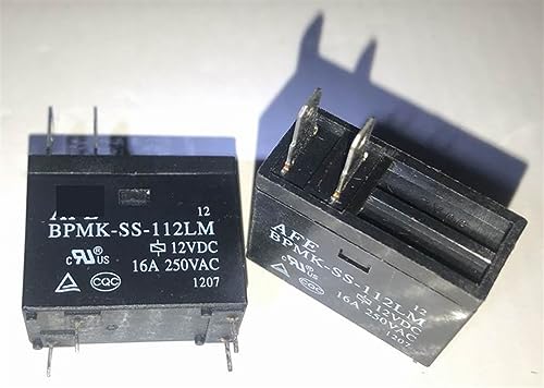 Relé 4 pines BPMK-SS-112LM de 12V y 16A para control eléctrico