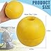 JSHANMEI Buoy Float Deep Water Fishing Floats Crab Trap High Visibility Floating Foam Water Float Anchor Marker Buoys Ski Rope Floats for Boat Kayak Crabbing Trail Dock Pool (Round(Dia 4.0in)-4pcs)