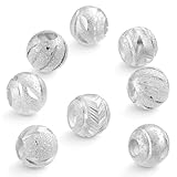 SEXY SPARKLES Ten (10) Star Glitter Spacer Beads for Snake Chain Charm Bracelets