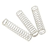 Generic Ensemble de Pièces de Rechange de Valve Durables, Ressorts de Trompette, 3 Pièces, pour les Amateurs D'instruments à Vent en Métal argenté