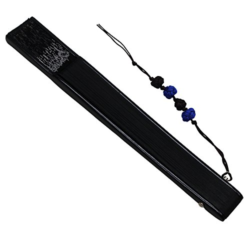 Jsswb Silk Folding Fan, Chinese/Japanese Vintage Retro Style Handmade Silk Hand Fan With A Silk Sleeve And Handmade Tassels For Home Decoration Party Wedding Dancing (Style-1) #TOP1