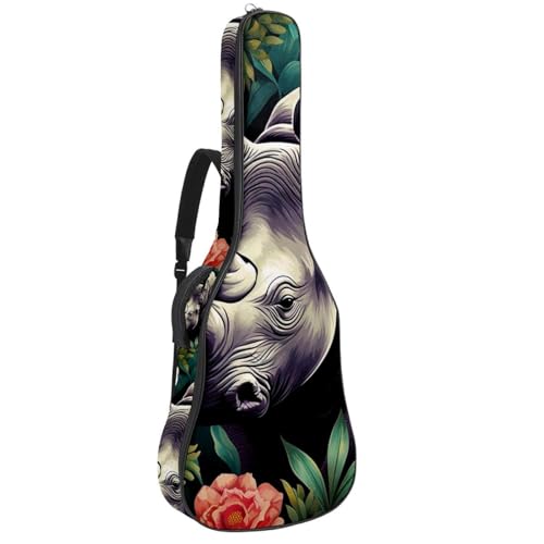 Sac de transport pour guitare acoustique 104,1 cm étui imperméable en tissu Oxford